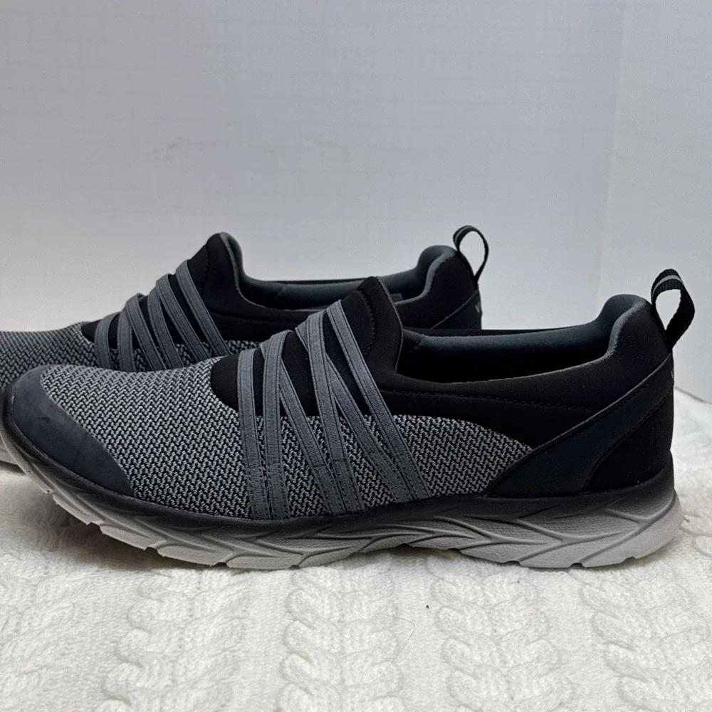 Vionic Women's BRISK JADEN  Sneakers Arch Support SLIP ON 7.5 Black/grey EUC‎